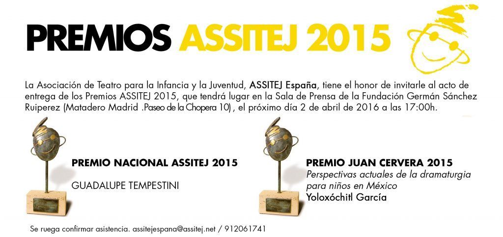 Premis ASSITEJ Espanya 2015