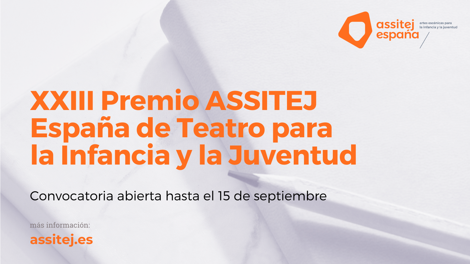 XXIII Premio ASSITEJ España de Teatro para la Infancia y la Juventud