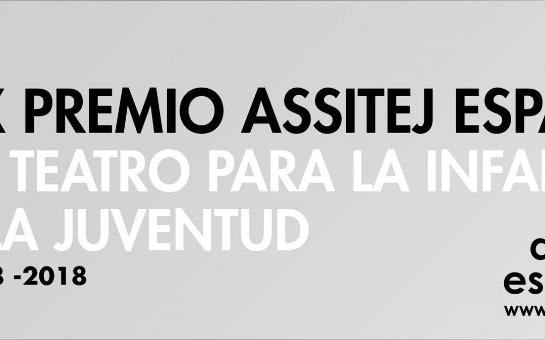 XX Premio ASSITEJ España de Teatro para la Infancia y la Juventud